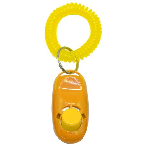 Dog Clicker Training Trainer With Key Ring And Wrist Strap In 7 Colors